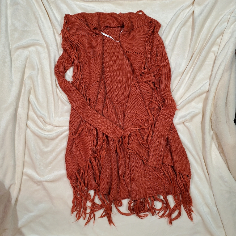 Belldini Autumn Orange Gypsy Sweater Sz.M